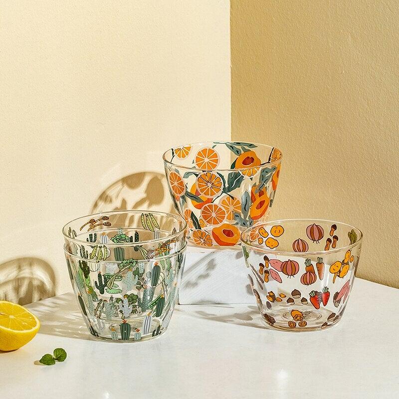 400ml Microwavable Patterned Glass Bowl - Ohøj Design