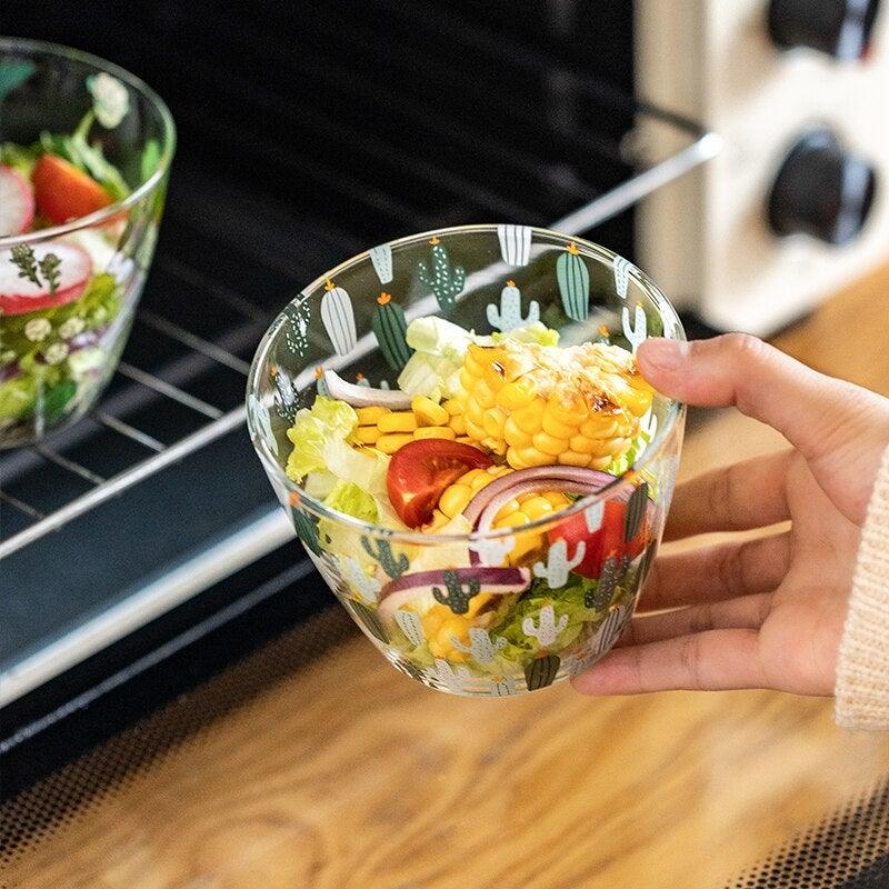 400ml Microwavable Patterned Glass Bowl - Ohøj Design