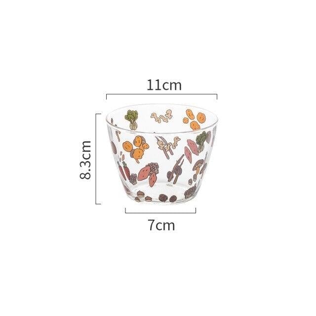400ml Microwavable Patterned Glass Bowl - Ohøj Design
