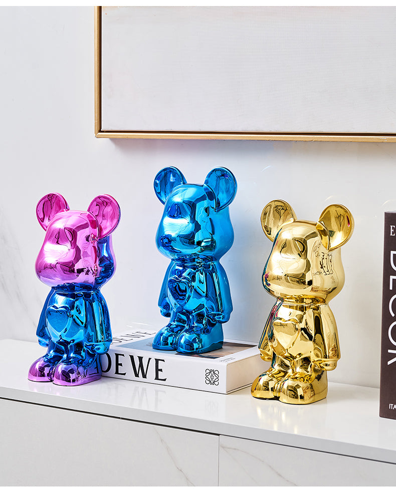 Popular Electroplated Resin Bearbrick Statues For Outdoor Decoration On  Sale - Buy Popular Electroplated Resin Bearbrick Statues For Outdoor  Decoration On Sale Product on