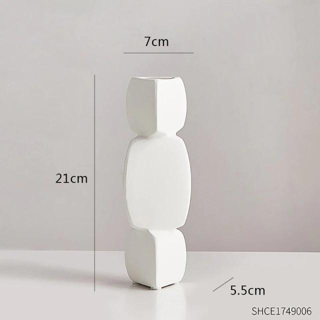 Abstract Art Ceramic Vase - Ohøj Design