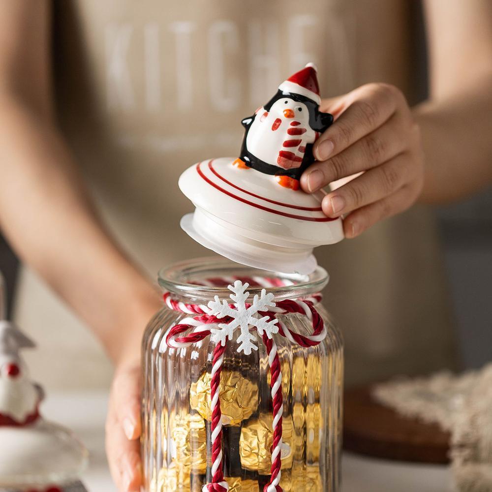 Christmas Candy Storage Jar - Ohøj Design