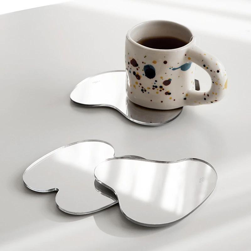 Cute Mirror Drink Coasters (3pcs) - Ohøj Design