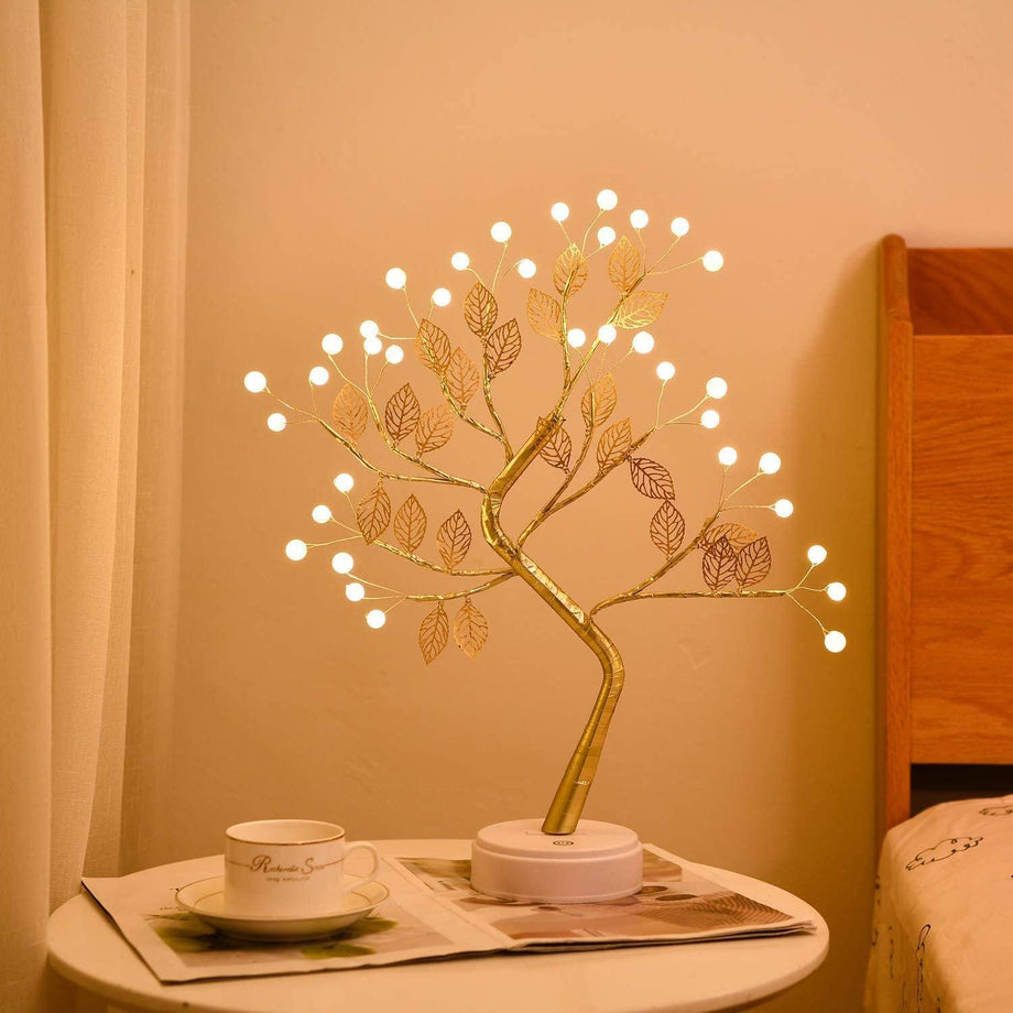 led bonsai tree lamp Fairy Bonsai Tree Light with LED Lights – Ohøj Design