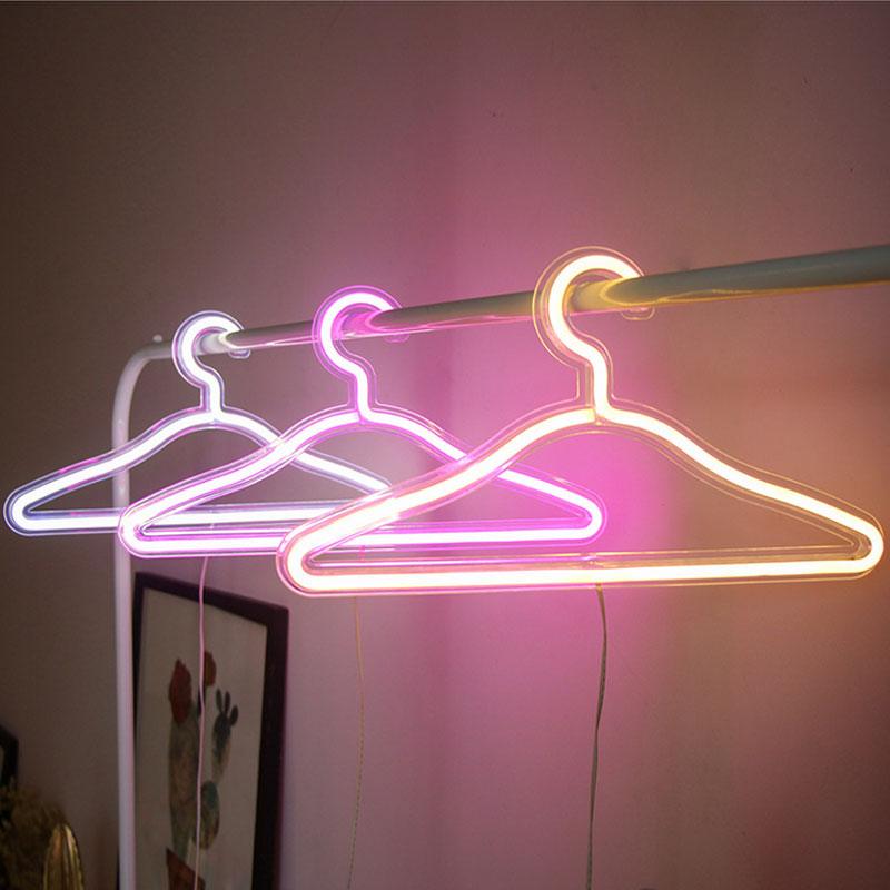 Neon Light Coat Hanger - Ohøj Design