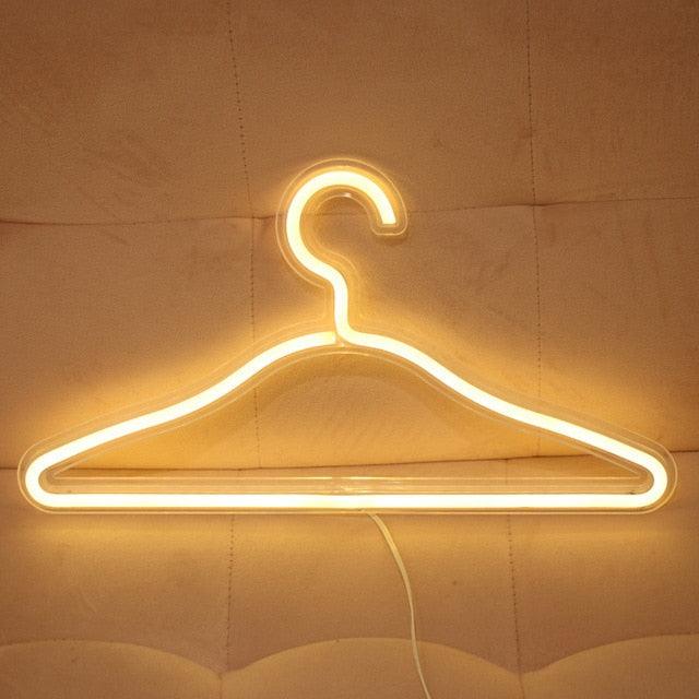 Neon Light Coat Hanger - Ohøj Design