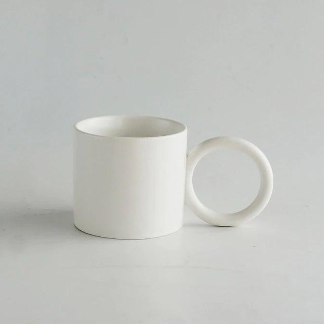 Nordic Big Round Handle Coffee Mug - Ohøj Design