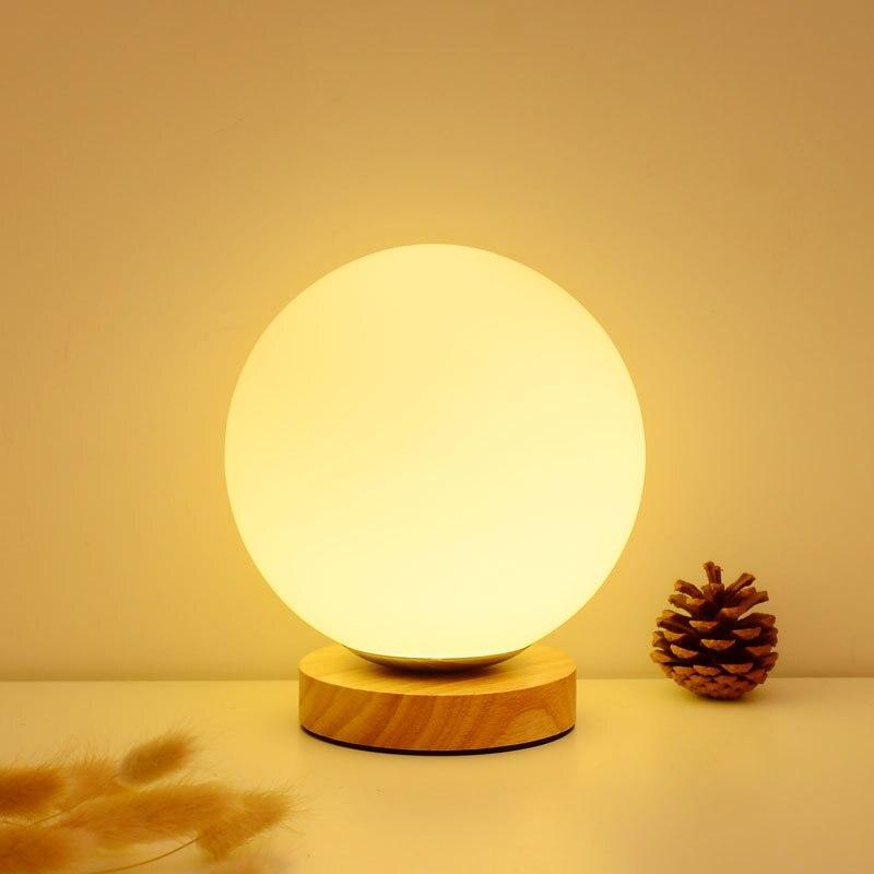 Nordic LED Bedside Table Lamp Ball Shaped - Ohøj Design
