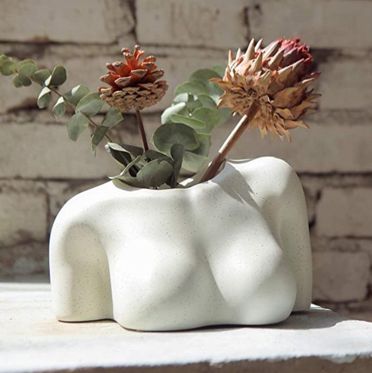 Nordic Resin Plant Pot Female Body - Ohøj Design