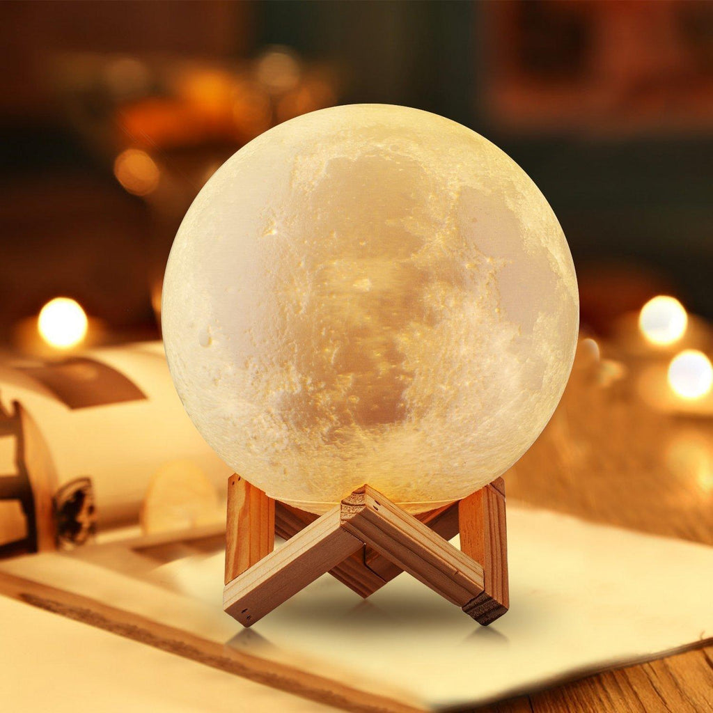 Rechargeable LED Moon Lamp - Ohøj Design