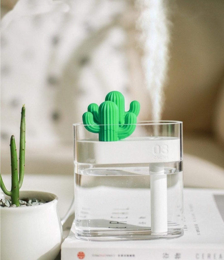 Ultrasonic Cactus Essential Oil Aroma Diffuser - Ohøj Design