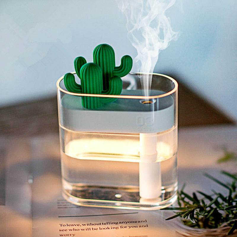 Ultrasonic Cactus Essential Oil Aroma Diffuser - Ohøj Design
